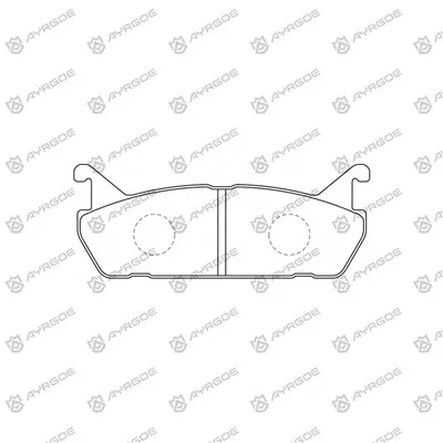 D0021H Brake dla Mazdy 323F BG1